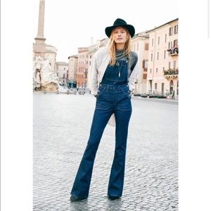 Madewell Flea Market Flare Overalls XS